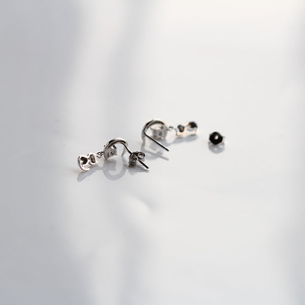 Moonstone Stud Earrings Gold Sterling Silver Jewelry Accessories Women beautiful