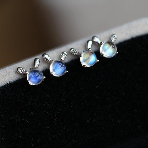 Moonstone Stud Earrings Gold Sterling Silver Jewelry Accessories Women