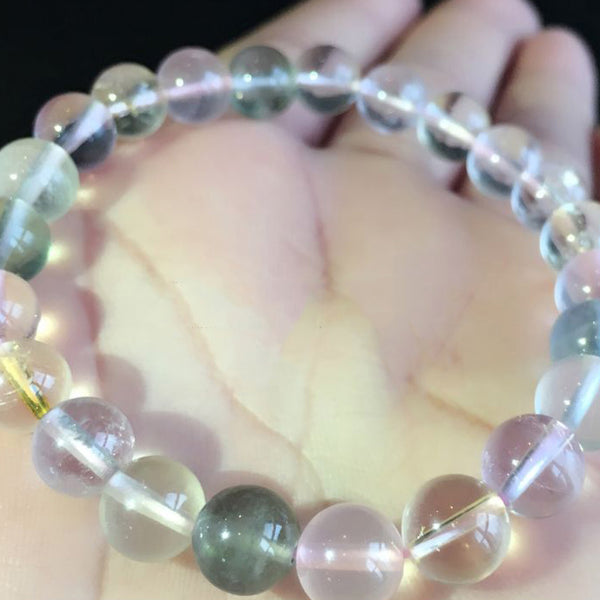 Natural Crystal Beaded Bracelet Handmade Couples Lovers Jewelry Accessories Women Men adorable
