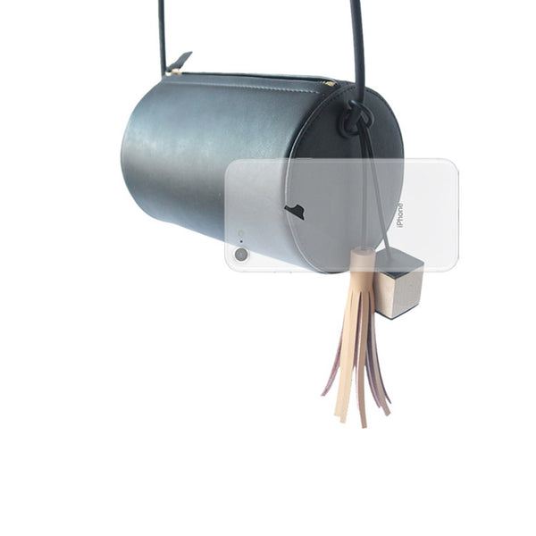 Original Womens Black Leather Crossbody Bags Leather Shoulder Bag cute