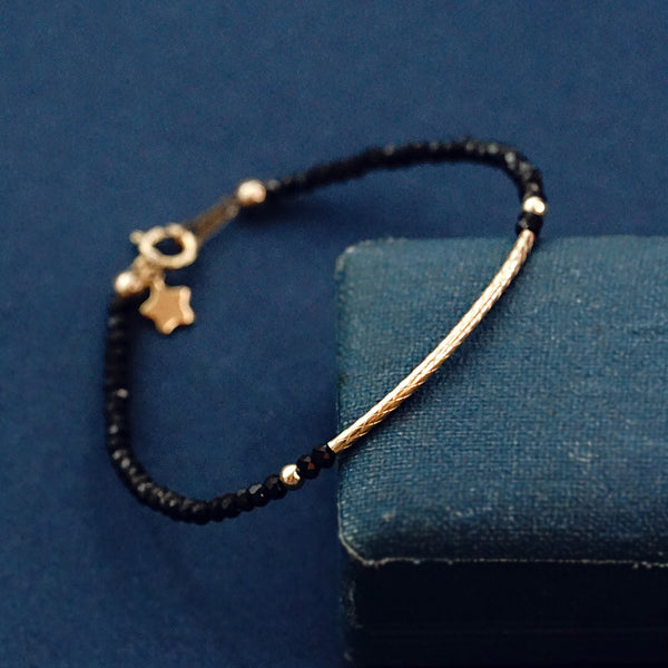 Pearl Spinel Bead Bracelet Gold Jewelry Women