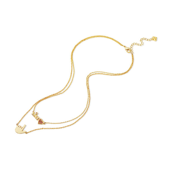 Double Strand Chic Pendant Necklace Fashion Jewelry Accessories Women
