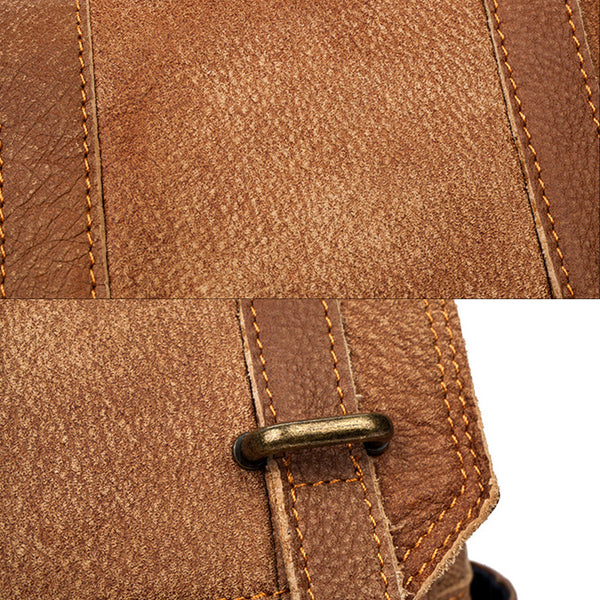 Quality Womens Small Brown Leather Backpack Purse Bags Backpacks for Women Designer