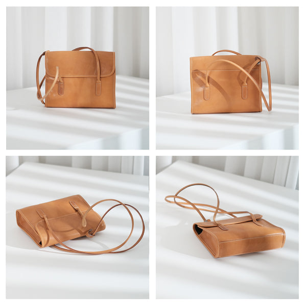 Quilted Ladies Beige Leather Over The Shoulder Bag Leather Handbags For Women Fashion