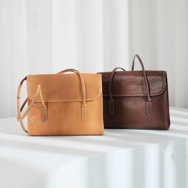 Quilted Ladies Beige Leather Over The Shoulder Bag Leather Handbags For Women Funky