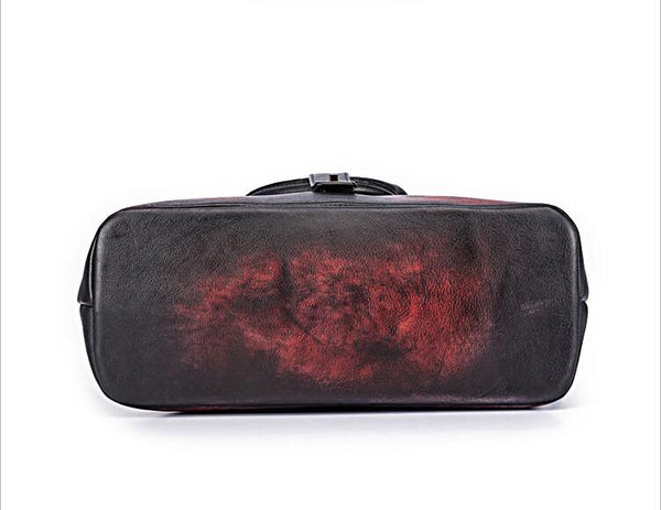 Quilted Ladies Genuine Leather Crossbody Bag Shoulder Handbags For Women Handmade