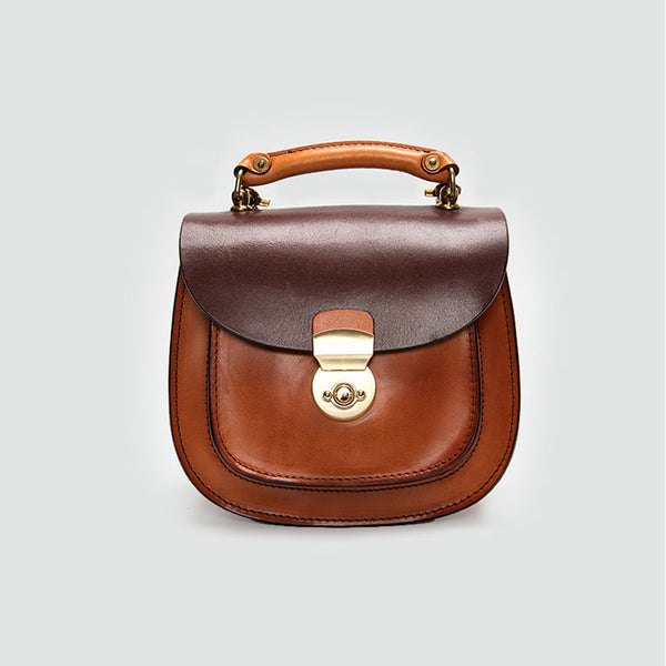 Quilted Ladies Genuine Leather Satchel Handbags Shoulder Bag Small Purse for Women Best