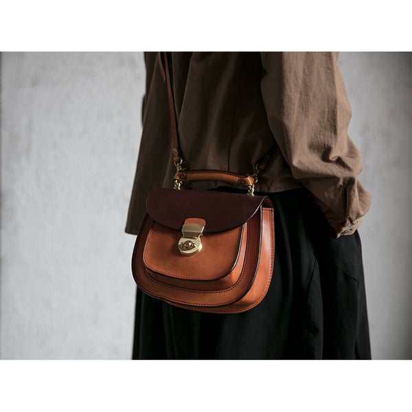 Quilted Ladies Genuine Leather Satchel Handbags Shoulder Bag Small Purse for Women Latest