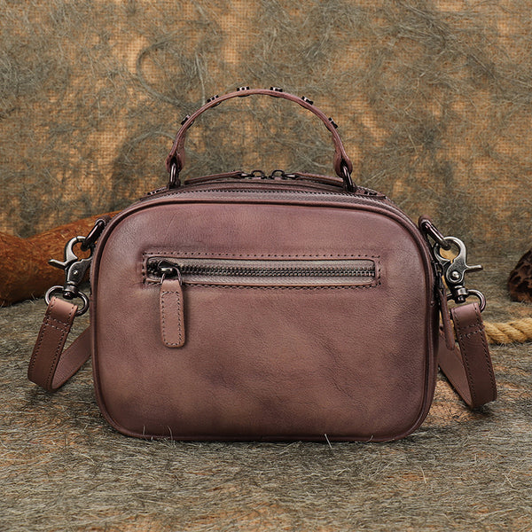 Quilted Ladies Leather Side Shoulder Bag Crossbody Sling Bag For Women Badass