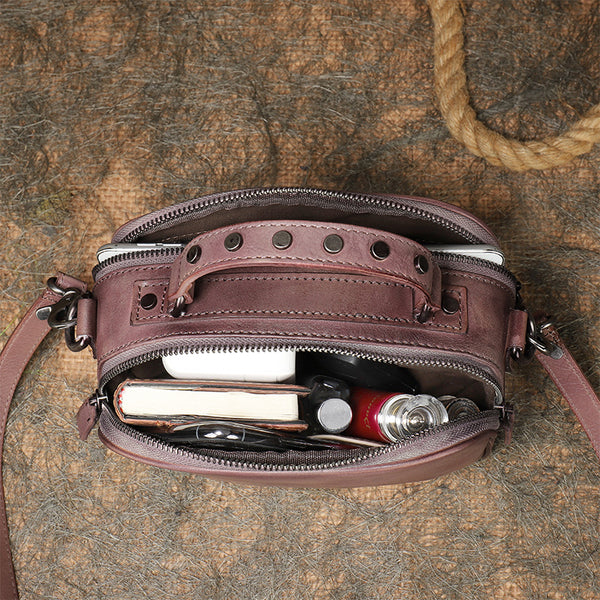 Quilted Ladies Leather Side Shoulder Bag Crossbody Sling Bag For Women Beautiful