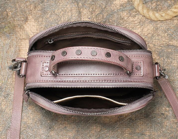 Quilted Ladies Leather Side Shoulder Bag Crossbody Sling Bag For Women Inside