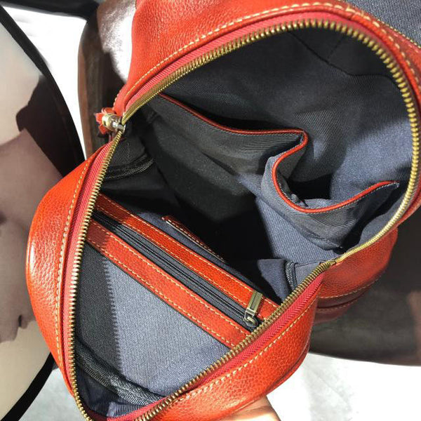 Quilted Womens Small Brown Leather Backpack Purse with Fringe Rucksack Backpacks for Women Designer