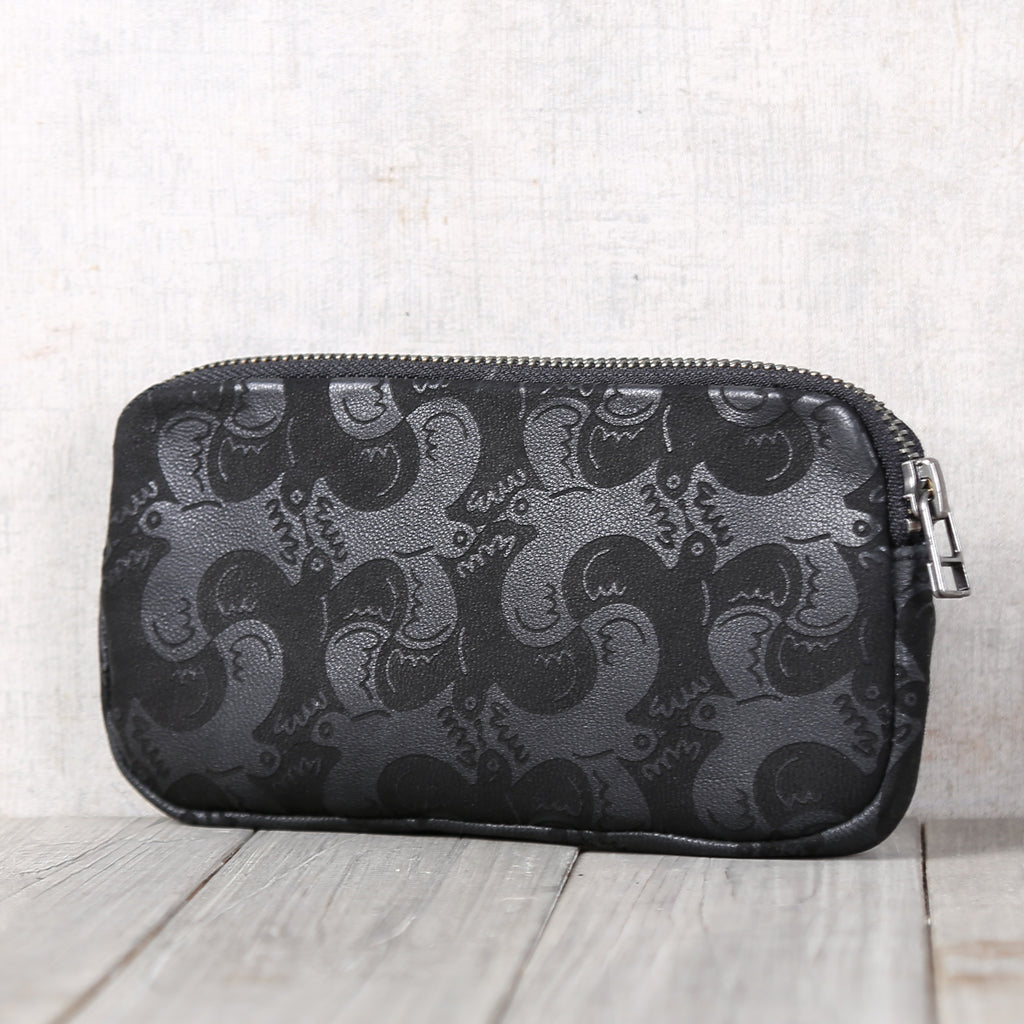 Sheep Nappa Pressed Wallets Soft Leather Coin Purse Card Wallet Women Men fashionable