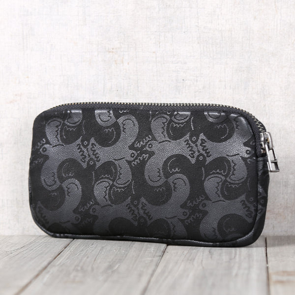 Sheep Nappa Pressed Wallets Soft Leather Coin Purse Card Wallet Women Men fashionable