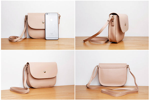 Stylish Womens Leather Saddle Bag Crossbody Bags Purse for Women work bag