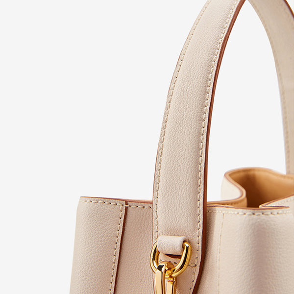 Silk Scarf Womens Leather Tote Bag Handbags Shoulder Bag for Women chic