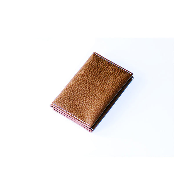 Slim Leather Womens Card Wallet Purse Handmade Clutch for Women fashion