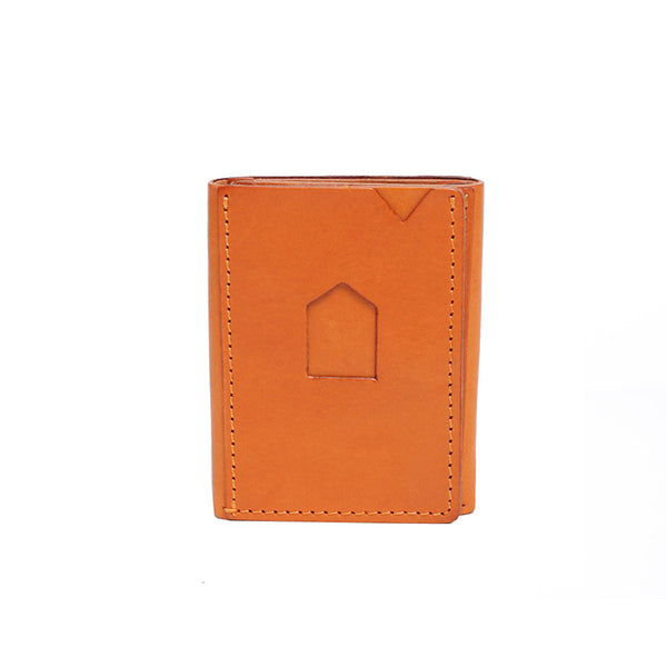 Small Brown Leather Womens Wallet Purse Handmade Clutch for Women