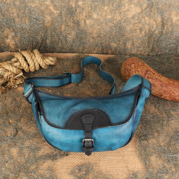 Small Cowhide Leather Crossbody Purse Shoulder Strap Bag For Women Chic