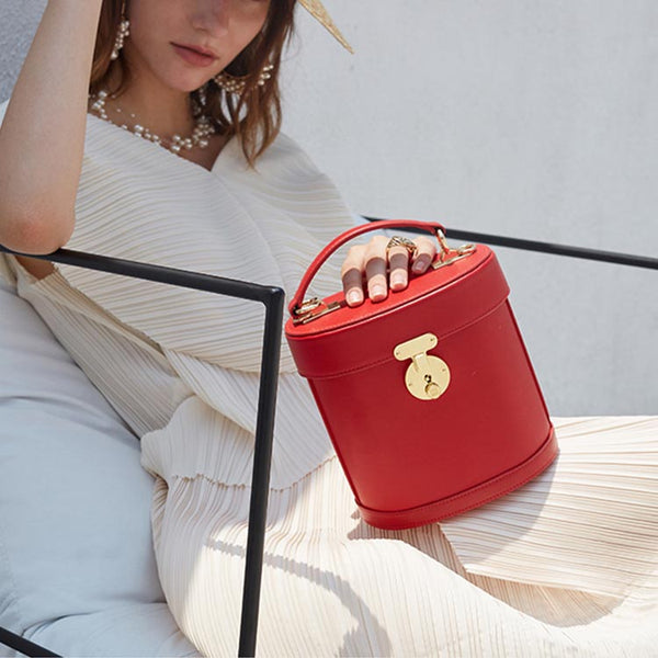 Small Cube Bag Womens Handbags Leather Crossbody Bags Purse for Women Details