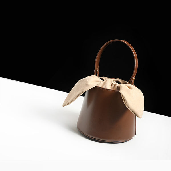 Small Cute Womens Bucket Bag Leather Handbags Crossbody Bags for Women best