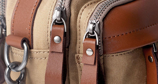 Small Ladies Canvas Crossbody Satchel Bag Shoulder Purse For Women Handmade