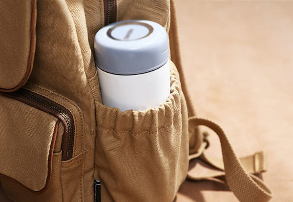 Small Ladies Canvas Travel Backpack Bag With Pockets Rucksack Purse For Women Online