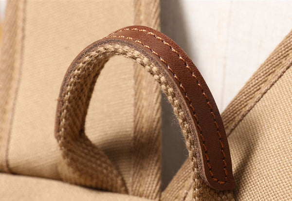 Small Ladies Canvas Travel Backpack Bag With Pockets Rucksack Purse For Women Quality