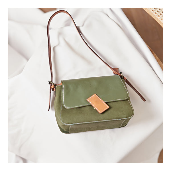 Small Ladies Ccanvas And Leather Bag Shoulder Handbags For Women Best