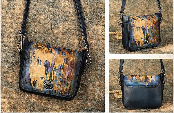 Designer Womens Leather Satchel Bag Cross Shoulder Bag For Women