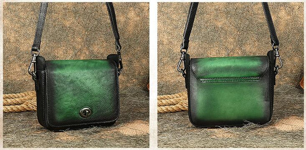 Small Ladies Flap Shoulder Bag Crossbody Satchel Purse For Women Cowhide