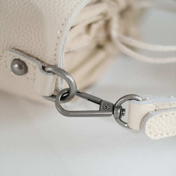 Small Ladies Genuine Leather Bucket Bags Cute Shoulder Bags For Women Boutique