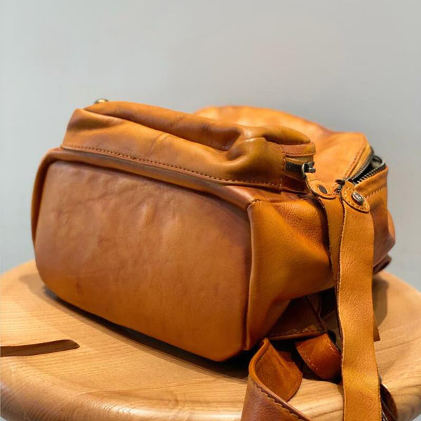 Small Ladies Leather Backpack Purse Rucksack Bags For Women Cute