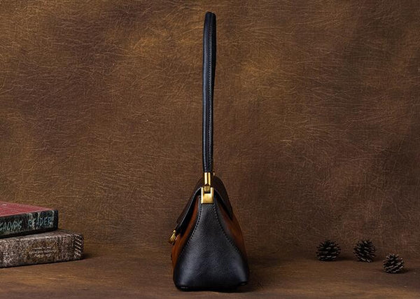 Small Ladies Leather Flap Shoulder Bag Genuine Leather Handbags For Women Durable