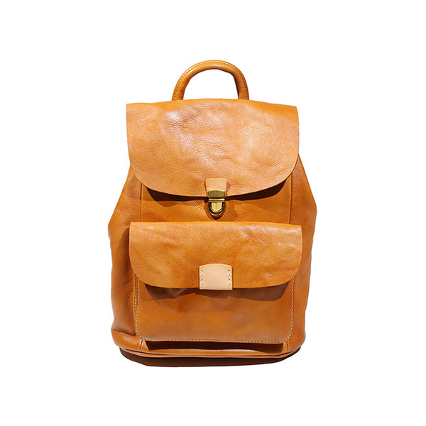 Small Ladies Leather Rucksack Leather Backpack Purse Bag For Women Boutique
