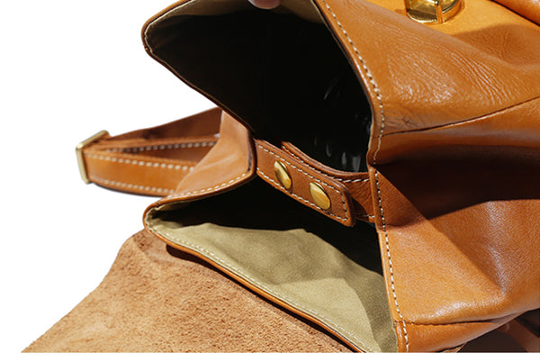 Small Ladies Leather Rucksack Leather Backpack Purse Bag For Women Quality