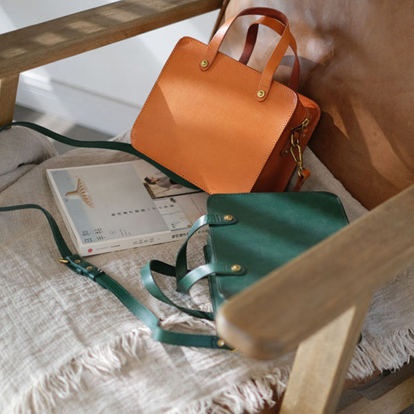 Small Ladies Leather Side Bag Purse Shoulder Handbags for Women Funky