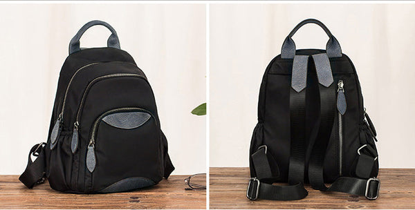 Small Ladies Lightweight Nylon Backpack Purse Waterproof Rucksack Bag For Women Beautiful