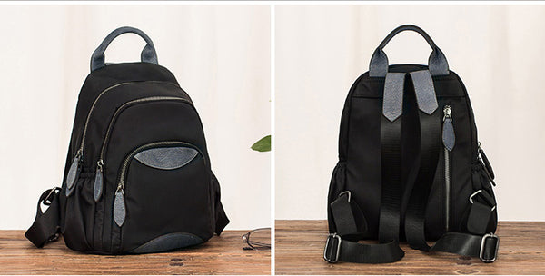 Small Ladies Lightweight Nylon Backpack Purse Waterproof Rucksack Bag For Women Beautiful