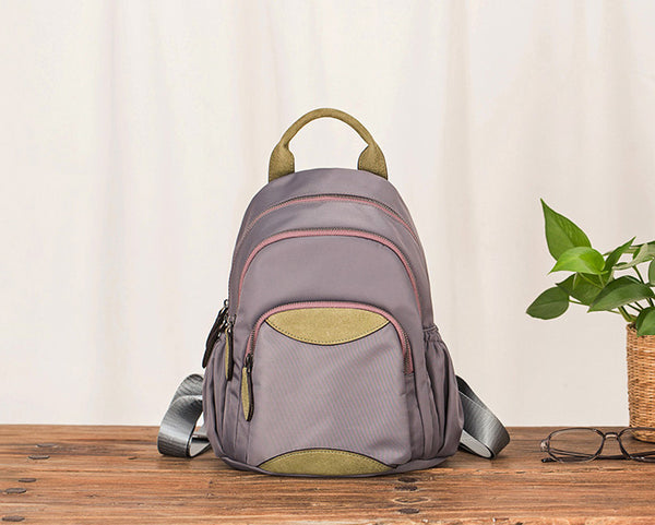 Small Ladies Lightweight Nylon Backpack Purse Waterproof Rucksack Bag For Women Cool