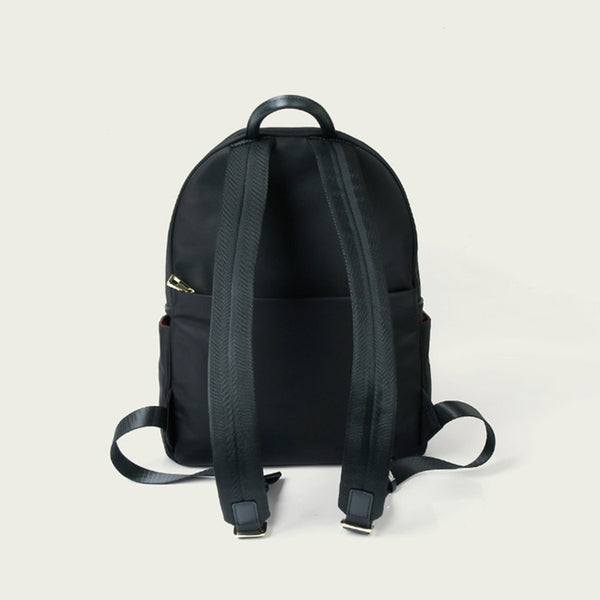 Small Ladies Lightweight Rucksack Women's Nylon Backpack Bags Black