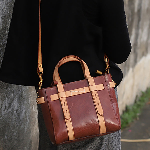 Small Leather Crossbody Tote Bag Small Handbags For Women Affordable