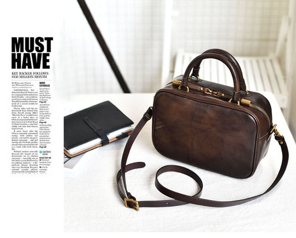 Small Leather Over the Shoulder Purse Bags Crossbody Handbags for Ladies Unique