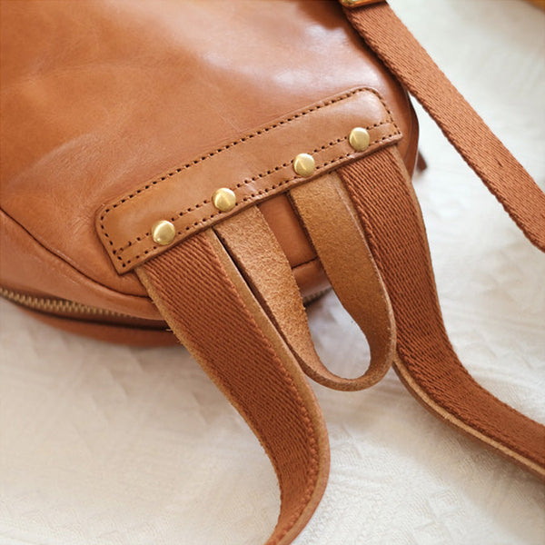 Small Rucksack Womens Leather Stylish Backpacks For Women Quality