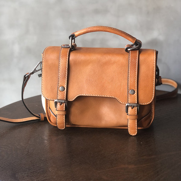 Small Women Black Leather Satchel Bags Shoulder Handbags Best