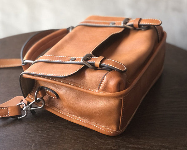 Small Women Black Leather Satchel Bags Shoulder Handbags Trendy