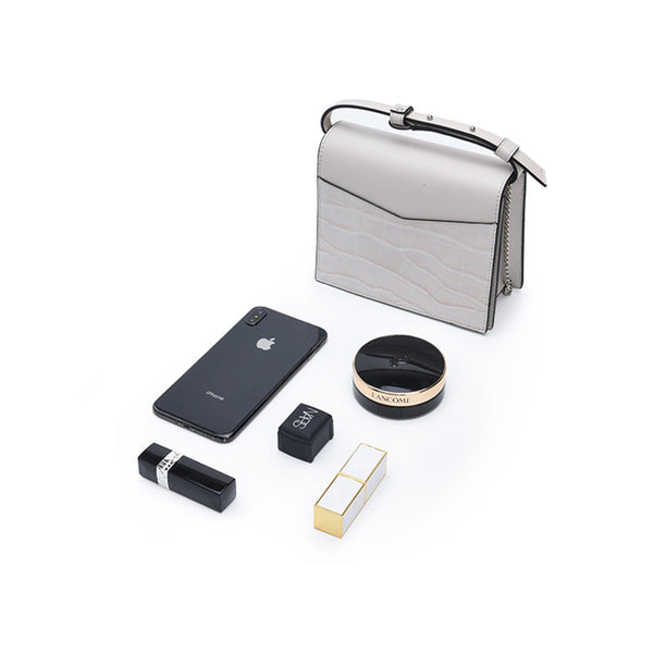 Small Women's Black Crossbody Bag Leather Handbags Purses for Women