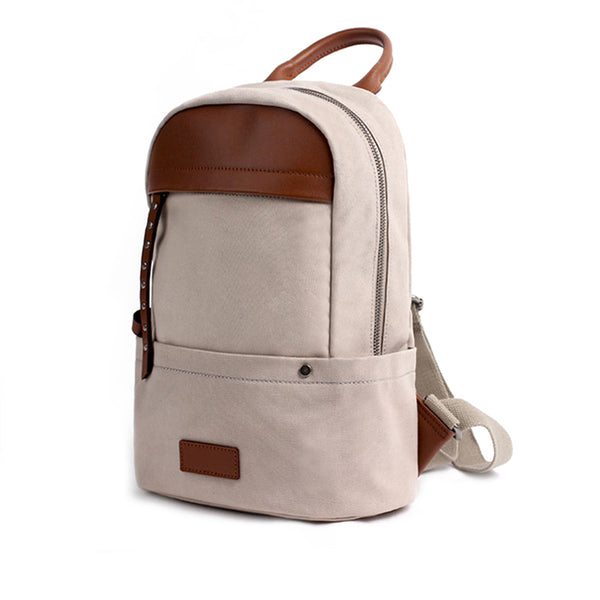 Green-Canvas-and-Leather-Backpack-Bag-Handmade-Canvas-Rucksacks-Travel-Backpack-for-Women-Accessories