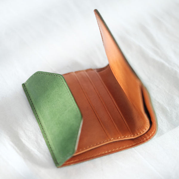Small Women's Genuine Leather Billfold Wallet With Card Holder For Women Cowhide