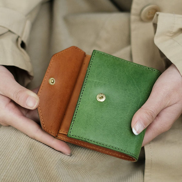 Small Women's Genuine Leather Billfold Wallet With Card Holder For Women Genuine Leather